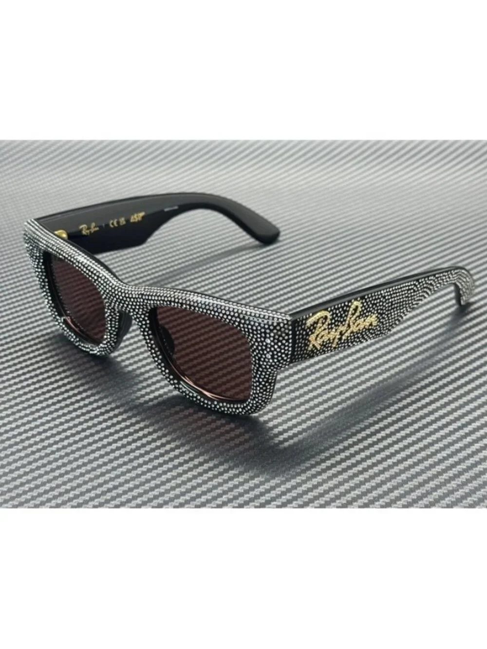 New Ray-Ban Men Black Sunglasses 47-23-145